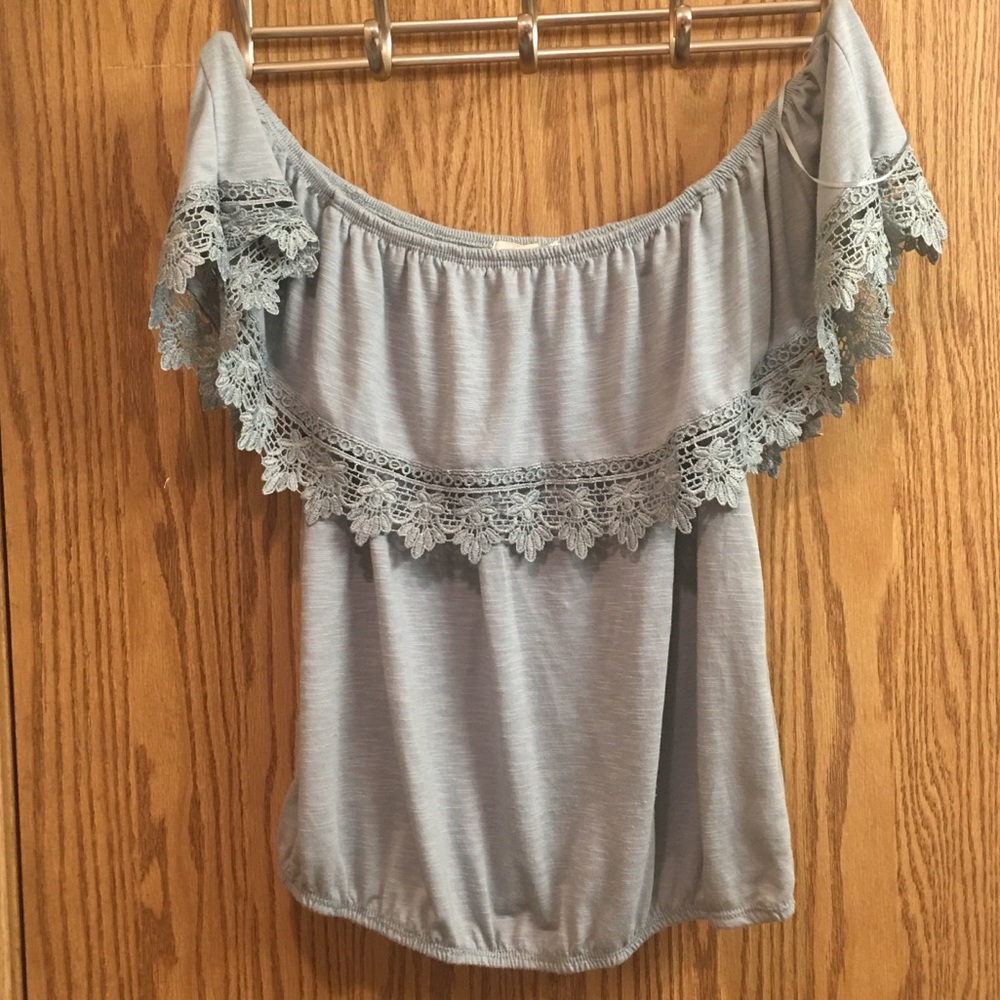 Off the shoulder top.
